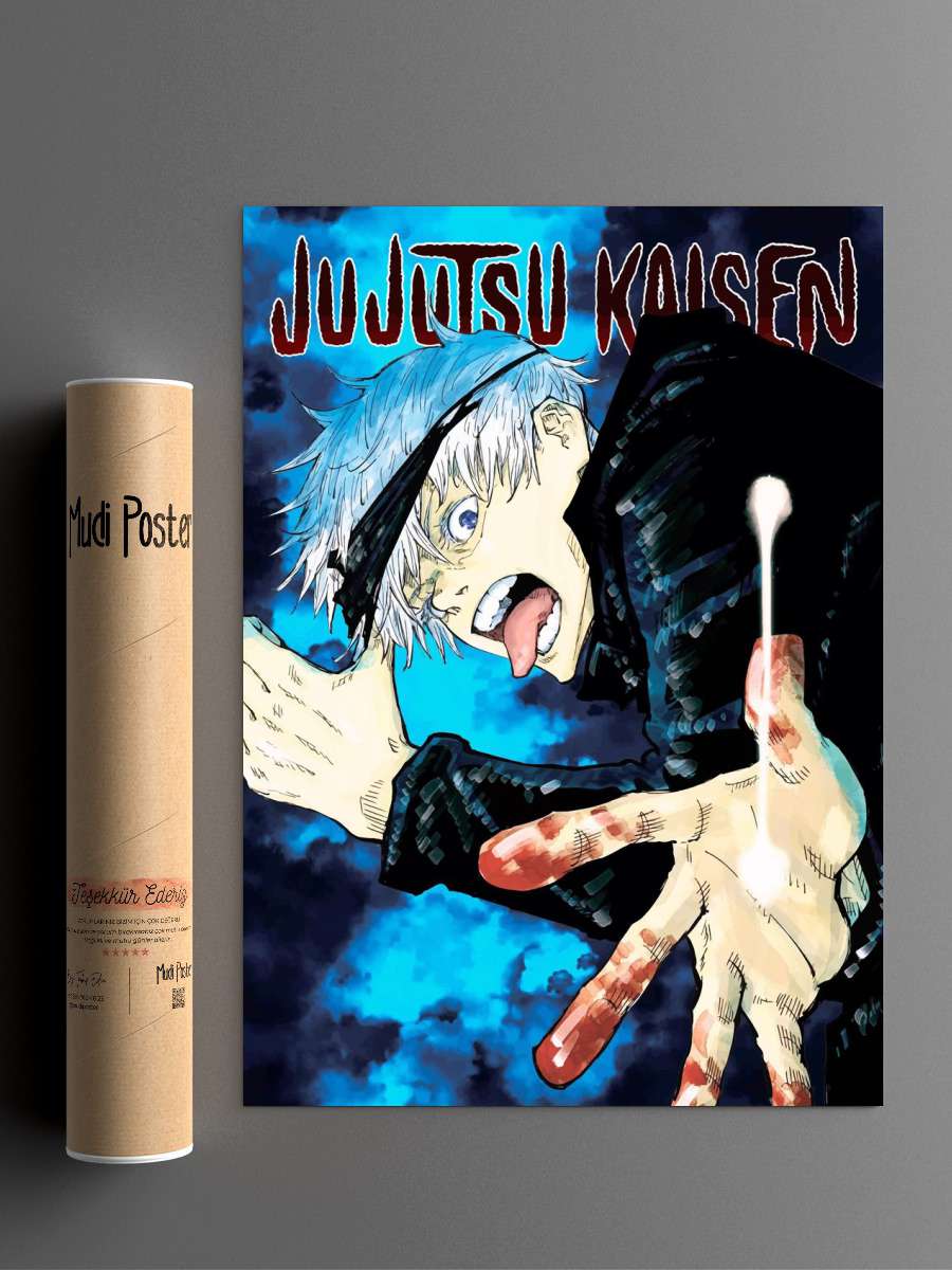 Jujutsu Kaisen Anime Poster Çerçevesiz Yüksek Kalite Anime Duvar Poster