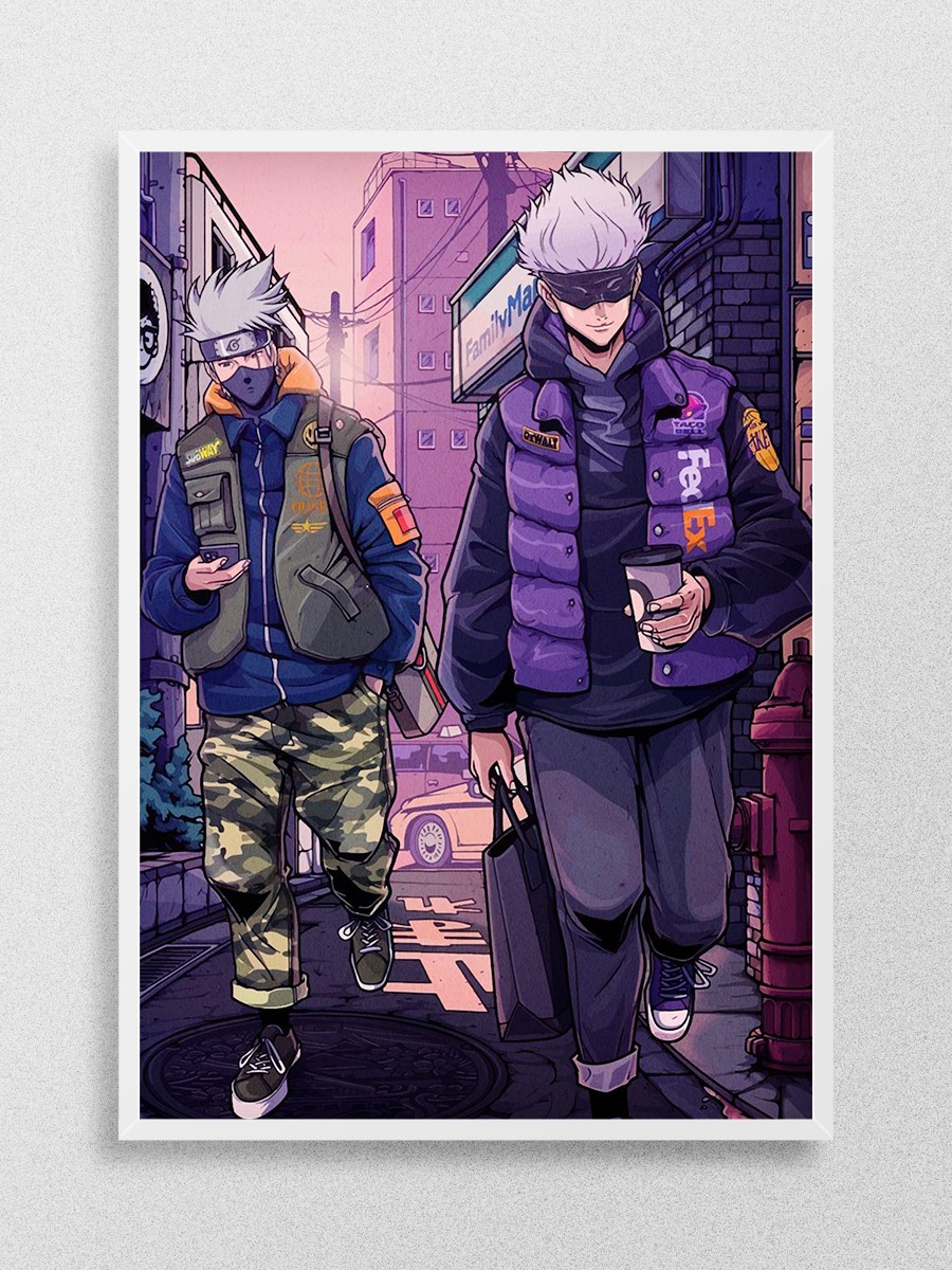 Jujutsu Kaisen Anime Poster Çerçevesiz Yüksek Kalite Anime Duvar Poster