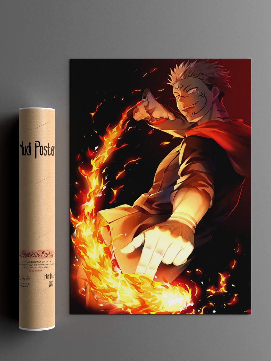 Jujutsu Kaisen  Anime Poster Çerçevesiz Yüksek Kalite Anime Duvar Poster