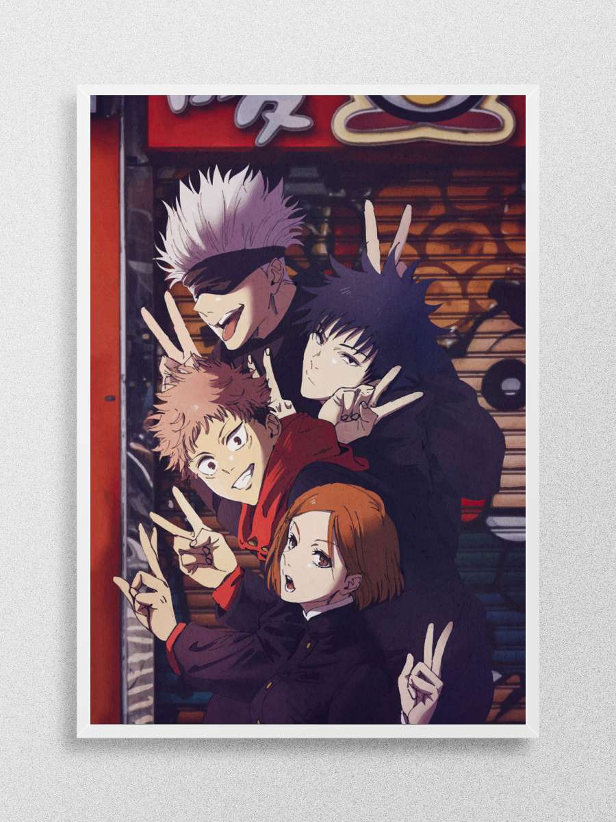 Jujutsu Kaisen Anime Poster Çerçevesiz Yüksek Kalite Anime Duvar Poster