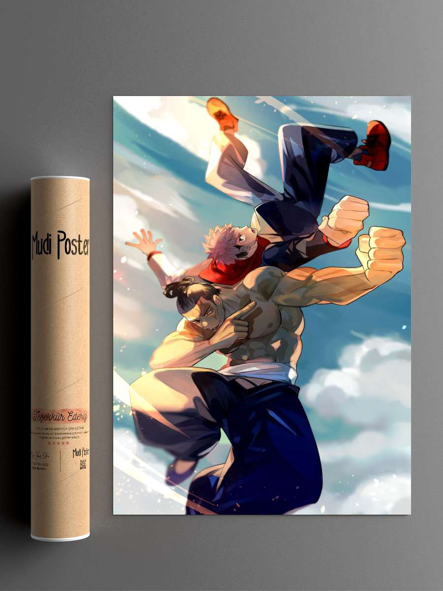 Jujutsu Kaisen Anime Poster Çerçevesiz Yüksek Kalite Anime Duvar Poster
