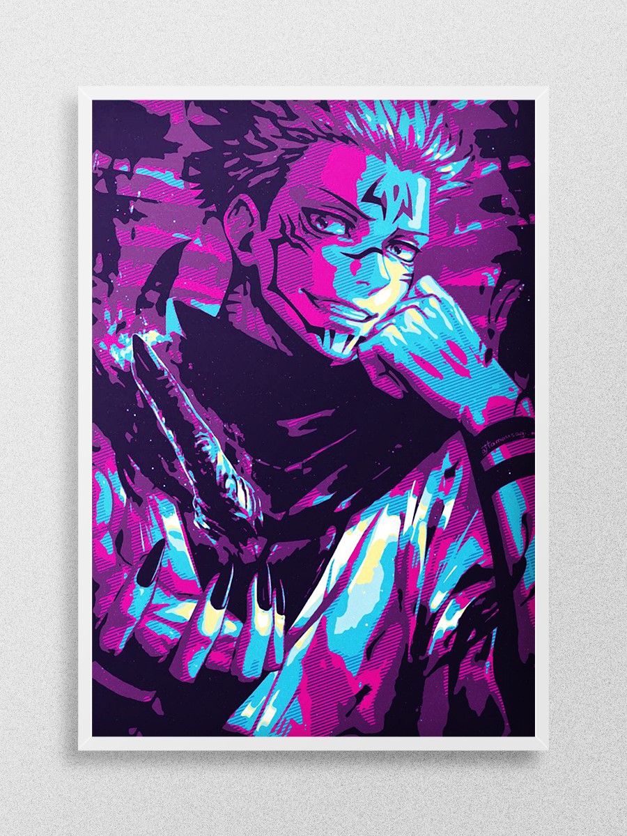Jujutsu Kaisen Anime Poster Çerçevesiz Yüksek Kalite Anime Duvar Poster