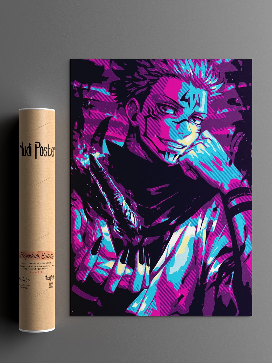 Jujutsu Kaisen Anime Poster Çerçevesiz Yüksek Kalite Anime Duvar Poster