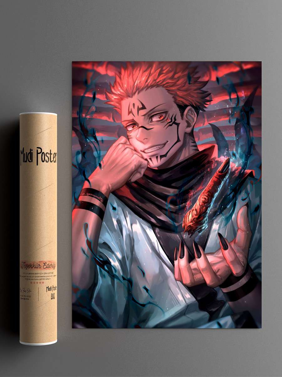 Jujutsu Kaisen Anime Poster Çerçevesiz Yüksek Kalite Anime Duvar Poster