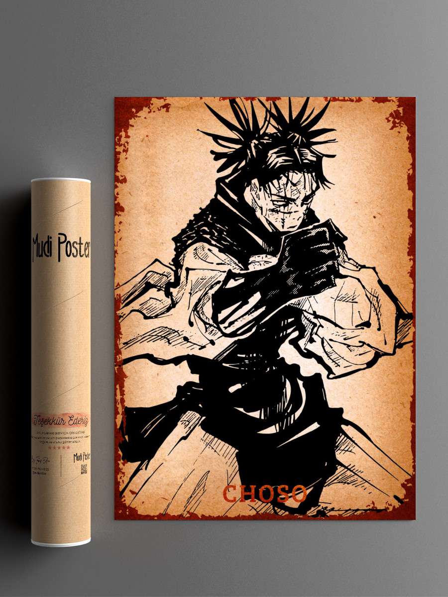 Jujutsu Kaisen Anime Poster Çerçevesiz Yüksek Kalite Anime Duvar Poster