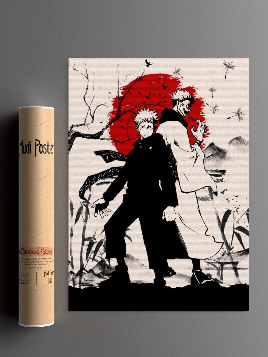 Jujutsu Kaisen Anime Poster Çerçevesiz Yüksek Kalite Anime Duvar Poster