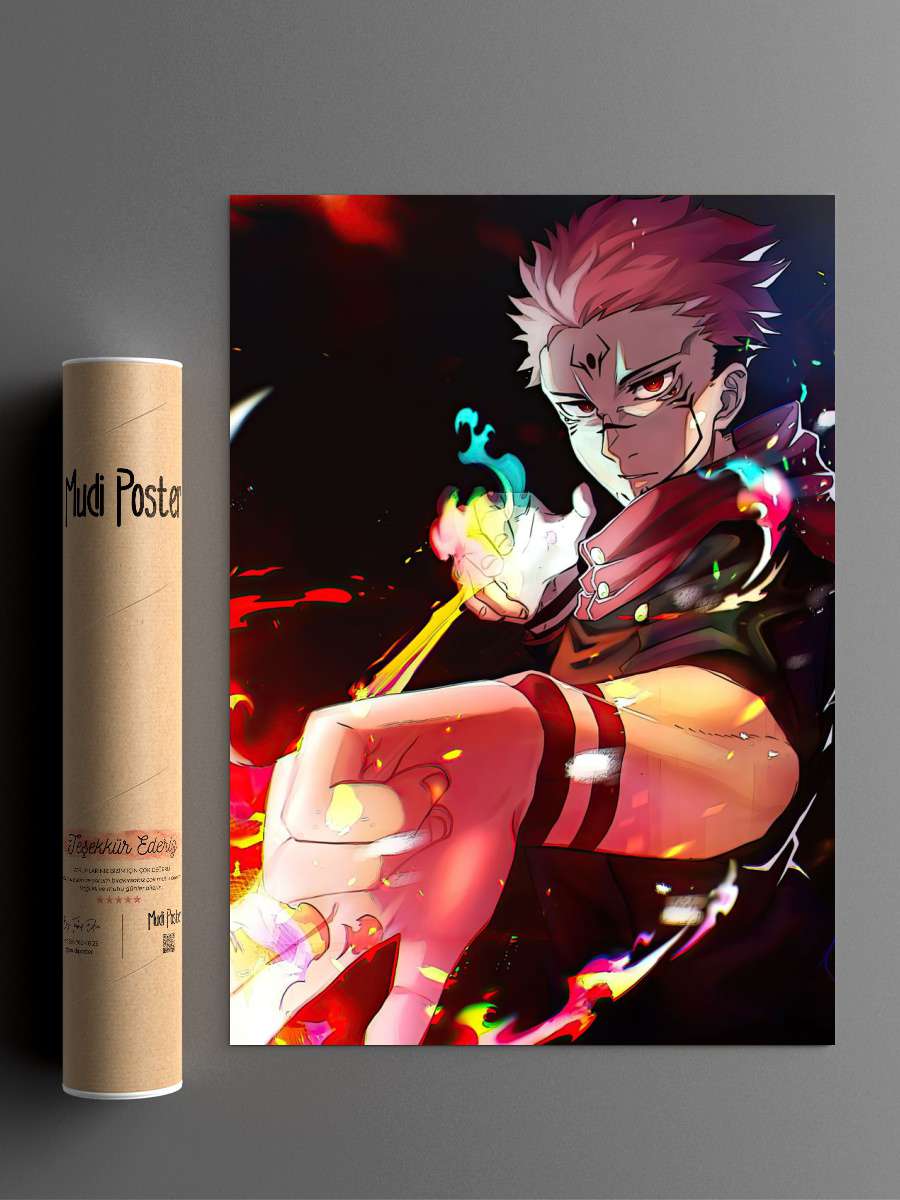 Jujutsu Kaisen Anime Poster Çerçevesiz Yüksek Kalite Anime Duvar Poster