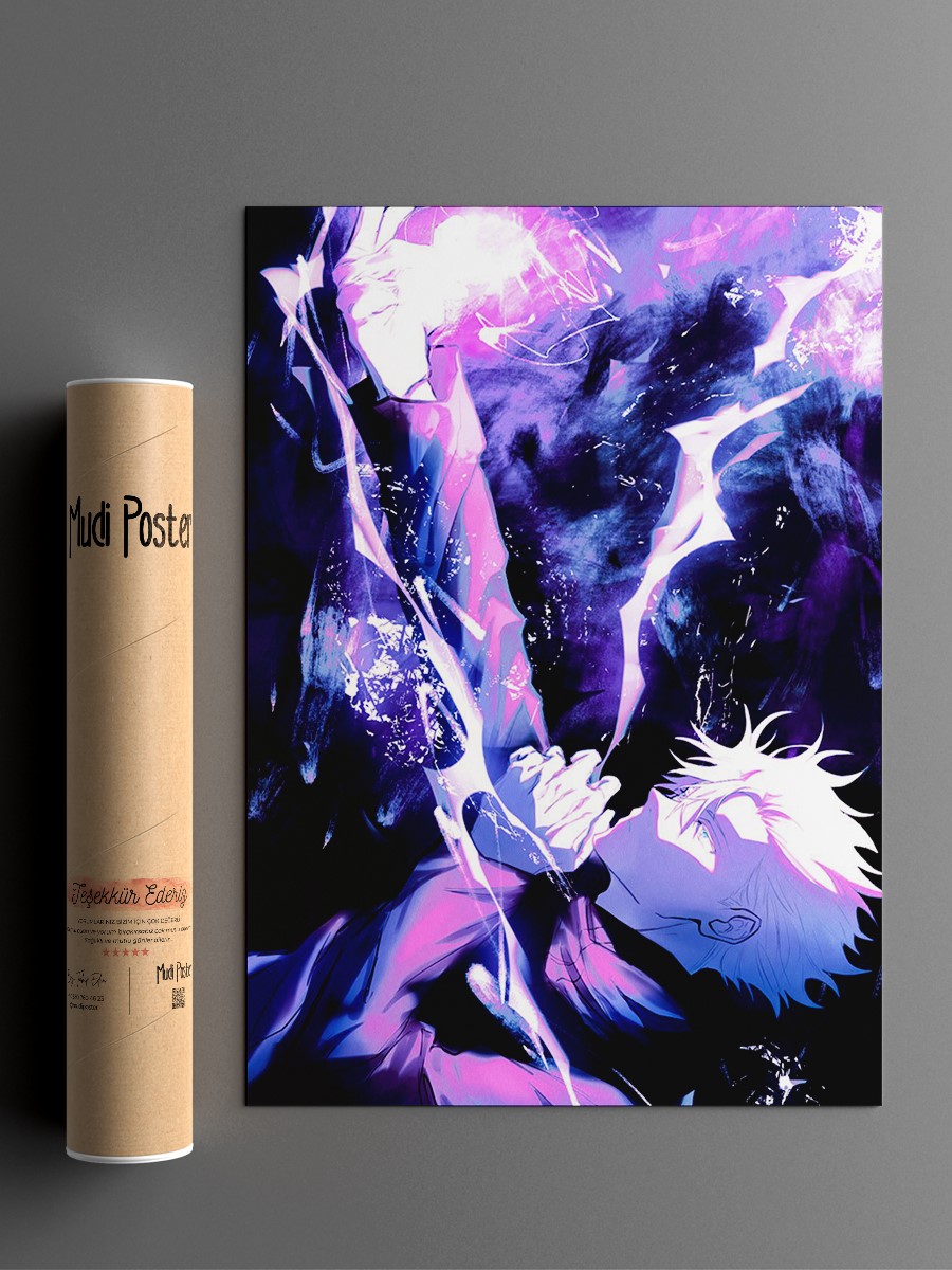 Jujutsu Kaisen  Anime Poster Çerçevesiz Yüksek Kalite Anime Duvar Poster