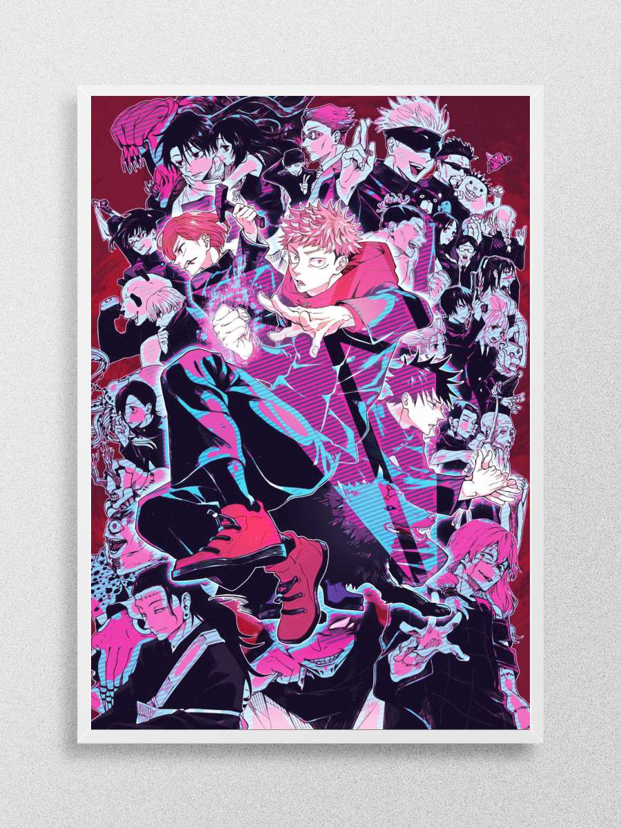 Jujutsu Kaisen Anime Poster Çerçevesiz Yüksek Kalite Anime Duvar Poster