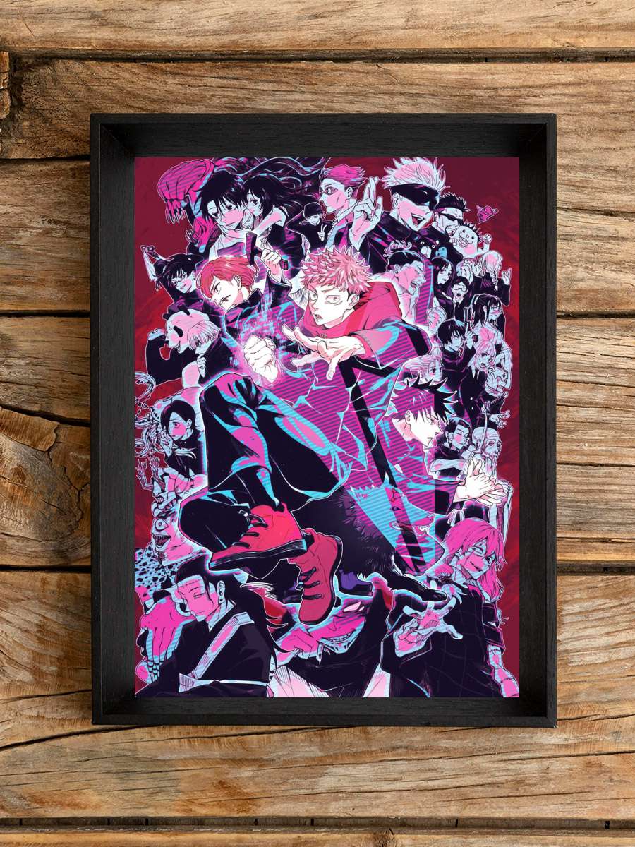 Jujutsu Kaisen Anime Poster Çerçevesiz Yüksek Kalite Anime Duvar Poster