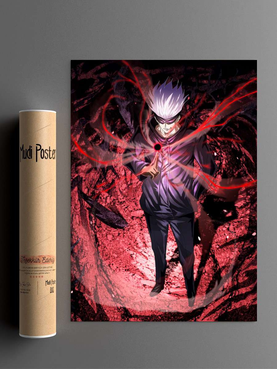Jujutsu Kaisen Anime Poster Çerçevesiz Yüksek Kalite Anime Duvar Poster