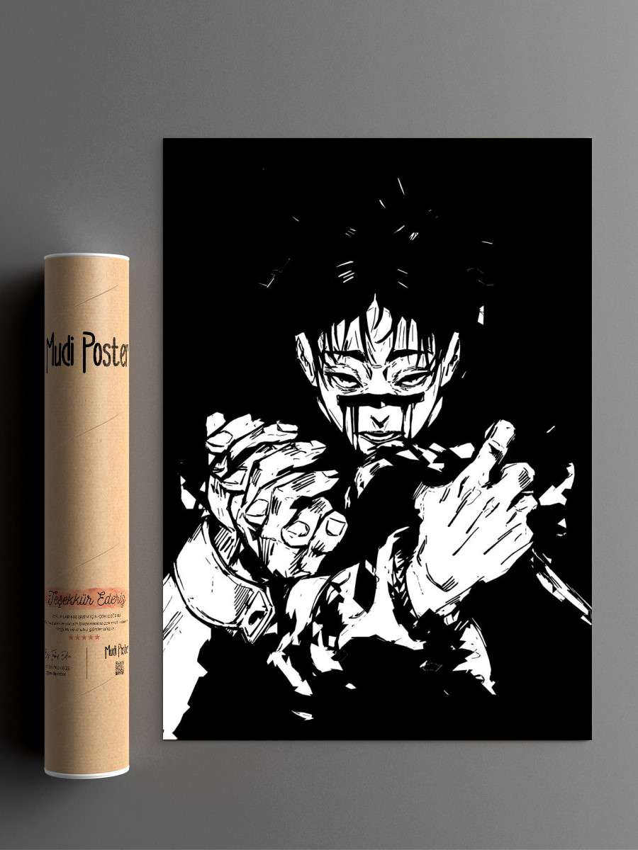 Jujutsu Kaisen Anime Poster Çerçevesiz Yüksek Kalite Anime Duvar Poster