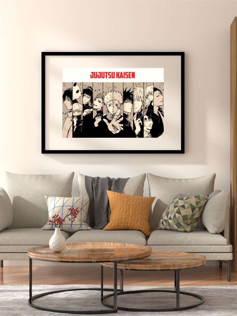 jujutsu kaisen Anime Poster Çerçevesiz Yüksek Kalite Anime Duvar Poster
