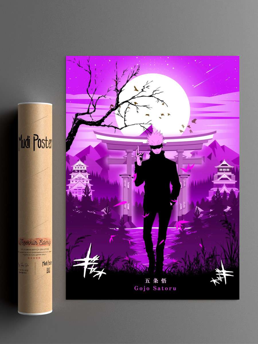 Jujutsu Kaisen Anime Poster Çerçevesiz Yüksek Kalite Anime Duvar Poster