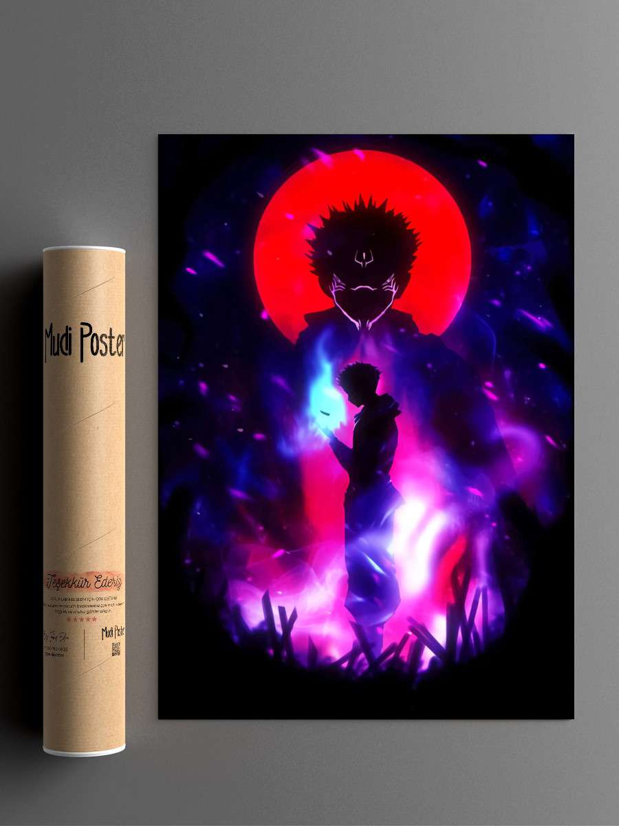 Jujutsu Kaisen Anime Poster Çerçevesiz Yüksek Kalite Anime Duvar Poster