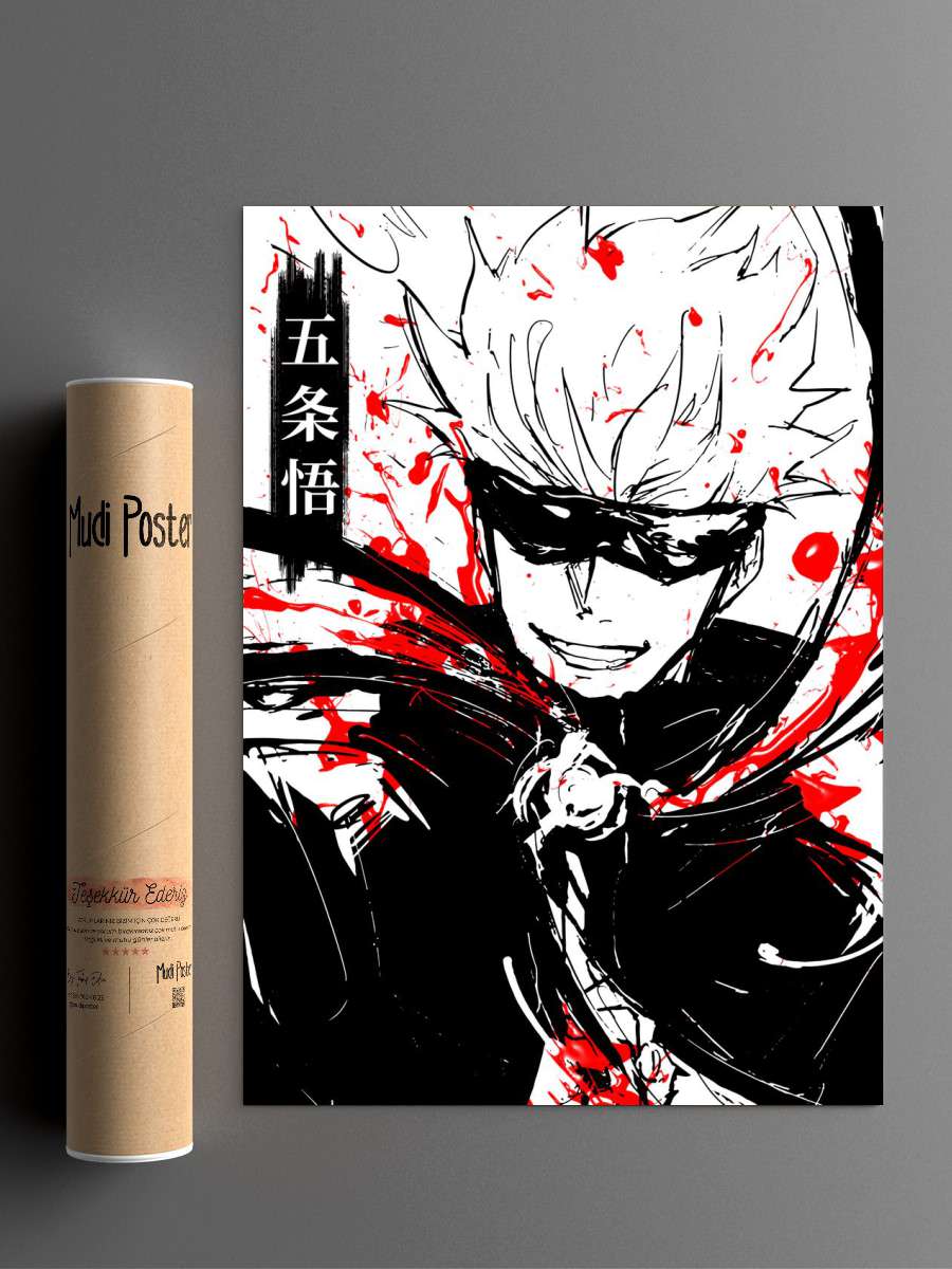 Jujutsu Kaisen Anime Poster Çerçevesiz Yüksek Kalite Anime Duvar Poster