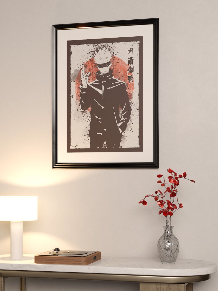 Jujutsu Kaisen Satoru Gojo Anime Poster Çerçevesiz Yüksek Kalite Anime Duvar Poster