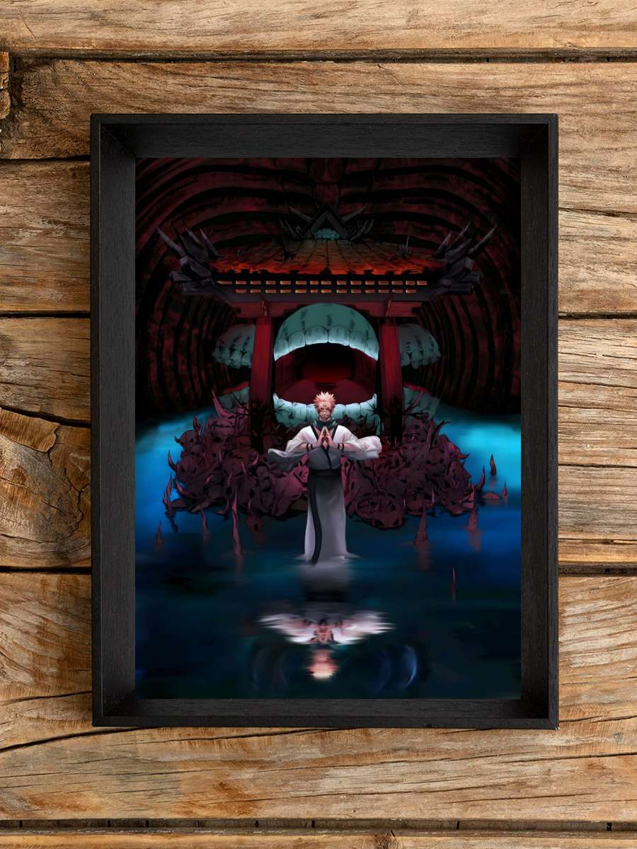Jujutsu Kaisen Sukuna Anime Poster Çerçevesiz Yüksek Kalite Anime Duvar Poster