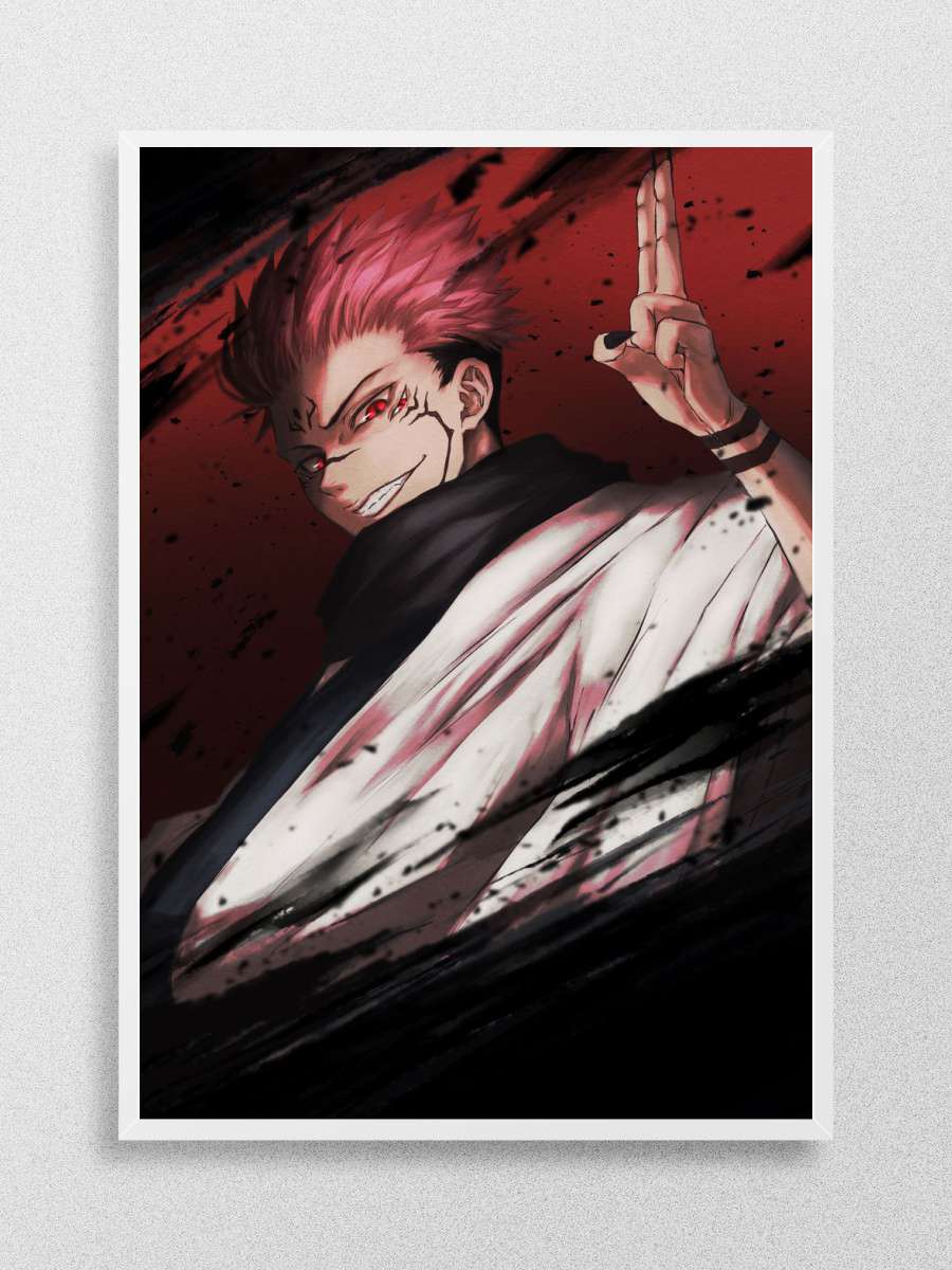 Jujutsu Kaisen Sukuna Anime Poster Çerçevesiz Yüksek Kalite Anime Duvar Poster