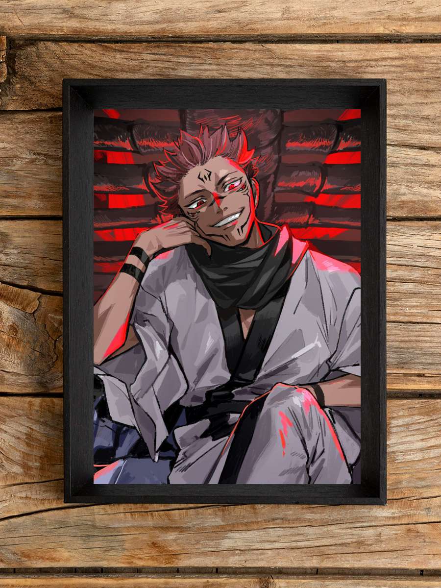 Jujutsu Kaisen Sukuna Anime Poster Çerçevesiz Yüksek Kalite Anime Duvar Poster