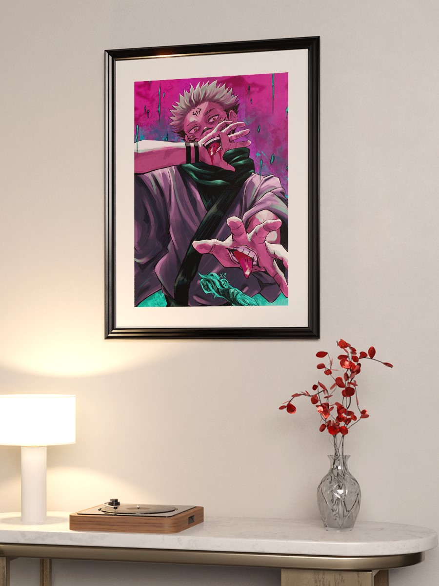 Jujutsu Kaisen Sukuna Anime Poster Çerçevesiz Yüksek Kalite Anime Duvar Poster