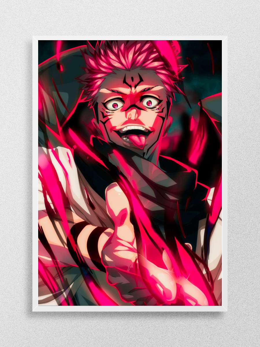 Jujutsu Kaisen Sukuna Anime Poster Çerçevesiz Yüksek Kalite Anime Duvar Poster