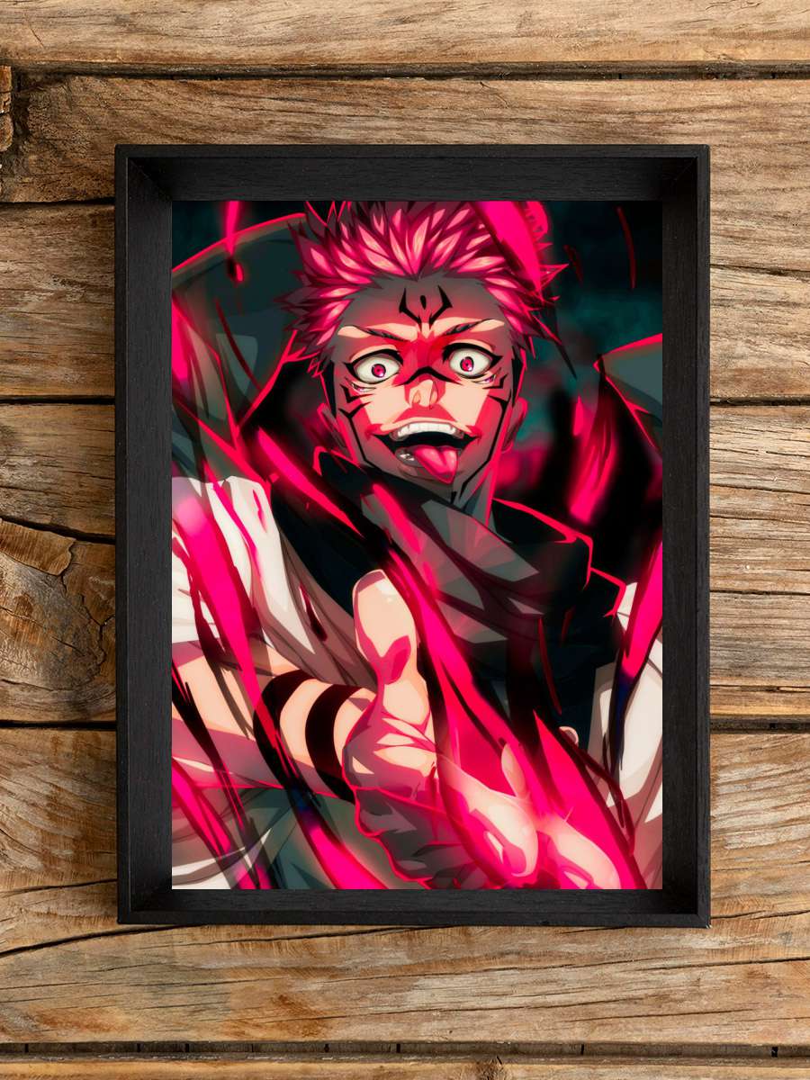 Jujutsu Kaisen Sukuna Anime Poster Çerçevesiz Yüksek Kalite Anime Duvar Poster