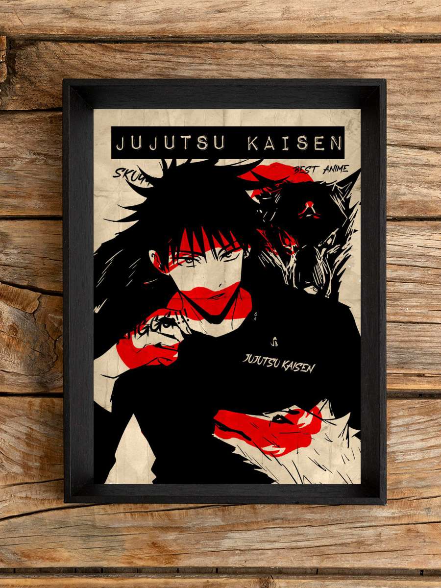 Jujutsu Kaisen VIntage Anime Poster Çerçevesiz Yüksek Kalite Anime Duvar Poster