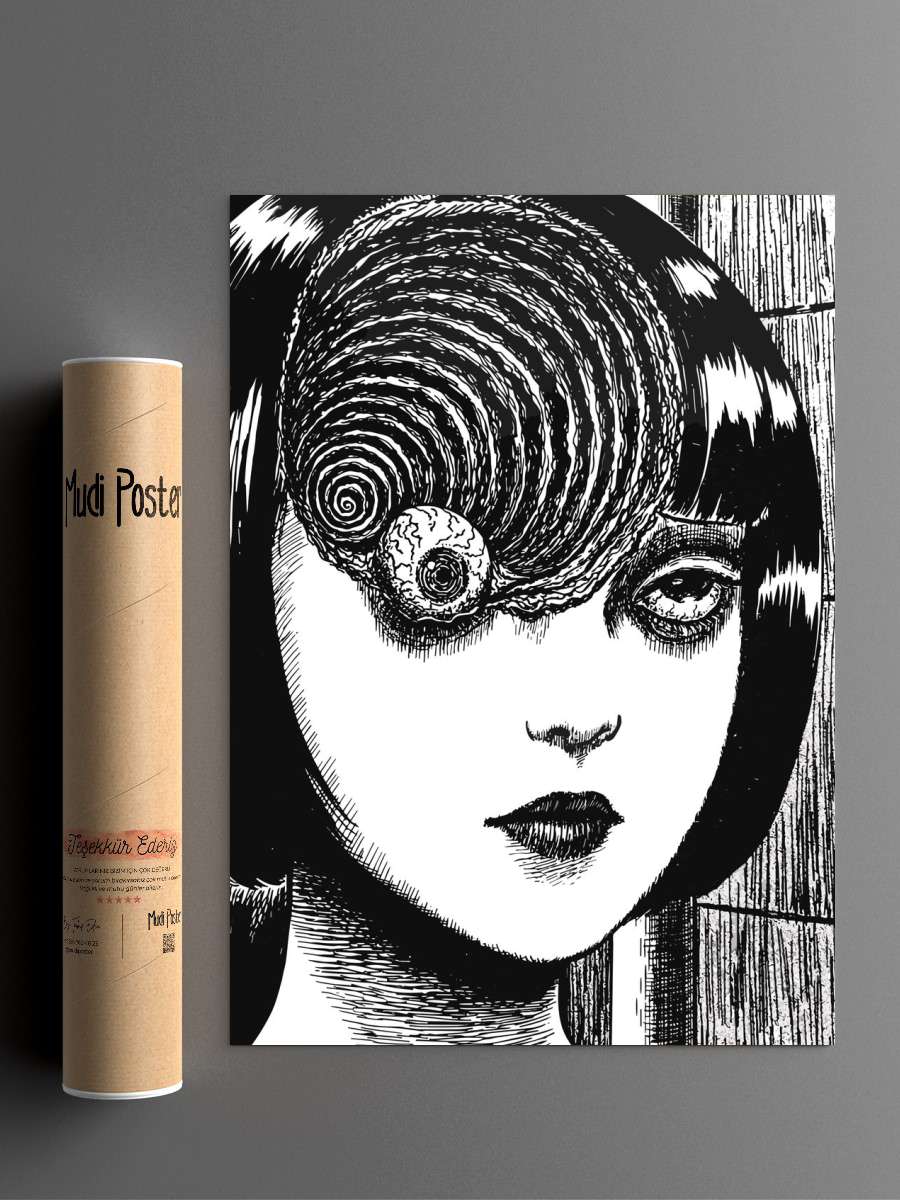 Junji ijo Anime Poster Çerçevesiz Yüksek Kalite Anime Duvar Poster