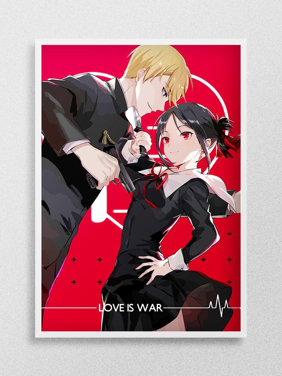 Kaguya sama Anime Poster Çerçevesiz Yüksek Kalite Anime Duvar Poster