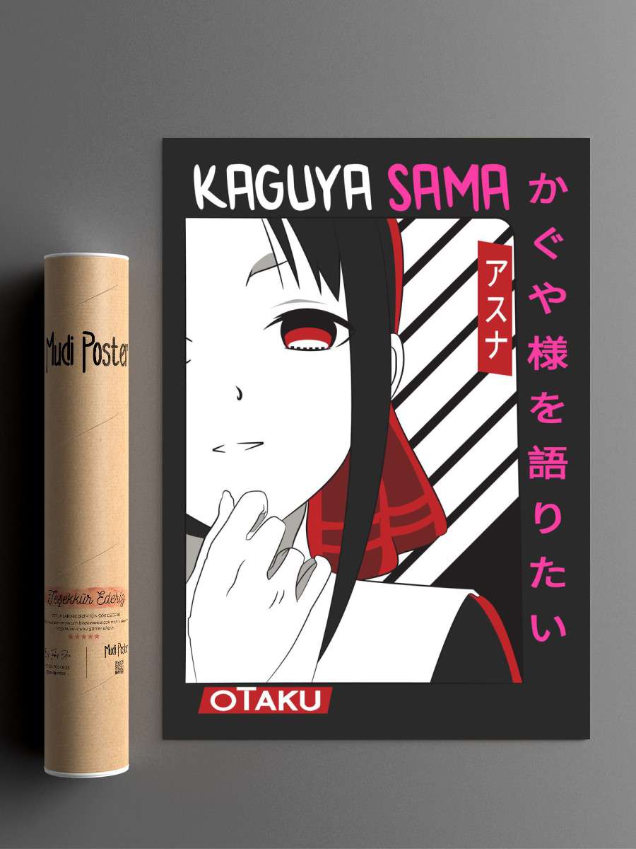 Kaguya Shinomiya Anime Poster Çerçevesiz Yüksek Kalite Anime Duvar Poster