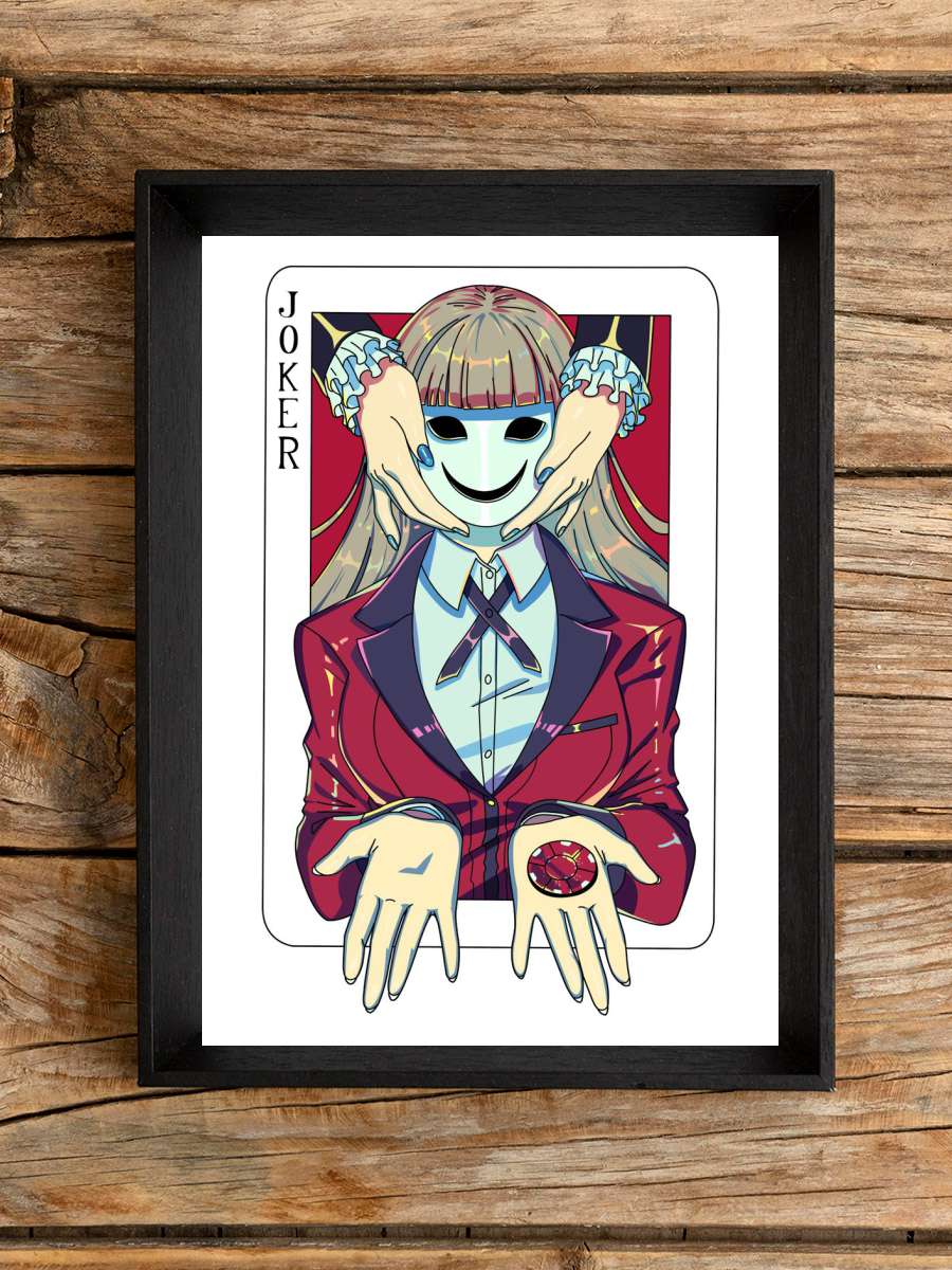 Kakegurui Momobami Kirari Anime Poster Çerçevesiz Yüksek Kalite Anime Duvar Poster