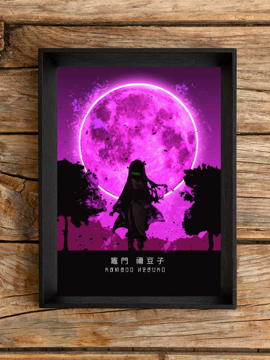 Kamado Nezuko Anime Poster Çerçevesiz Yüksek Kalite Anime Duvar Poster