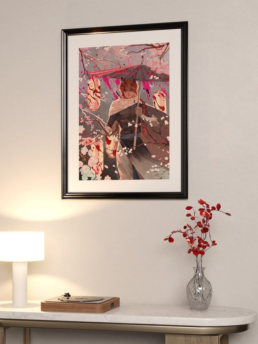 Kamui Gintama Anime Poster Çerçevesiz Yüksek Kalite Anime Duvar Poster