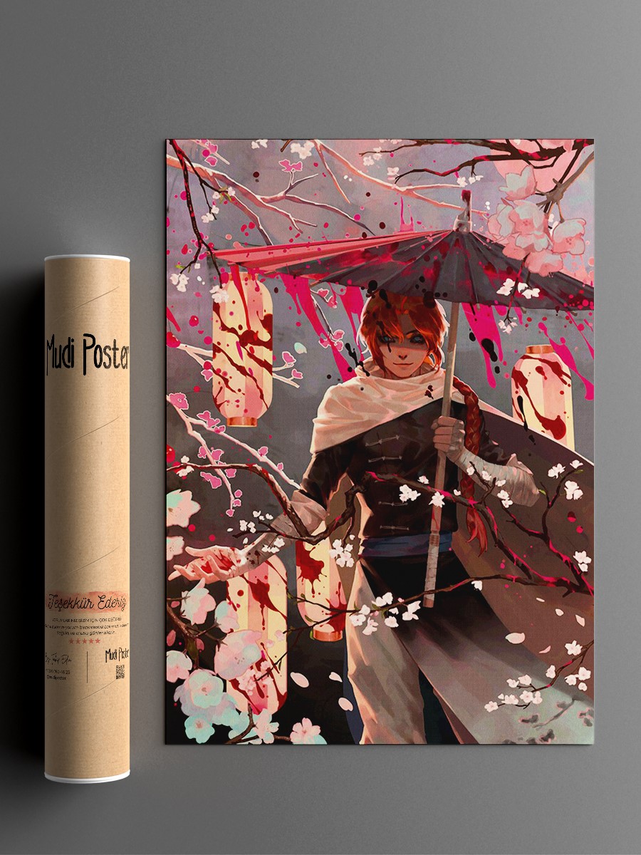 Kamui Gintama Anime Poster Çerçevesiz Yüksek Kalite Anime Duvar Poster