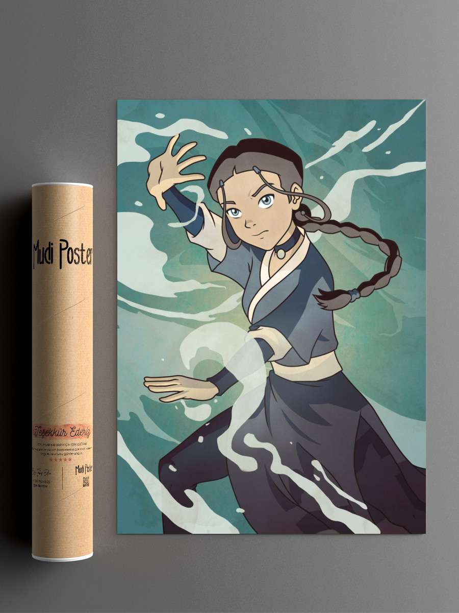 Katara Elements Anime Poster Çerçevesiz Yüksek Kalite Anime Duvar Poster