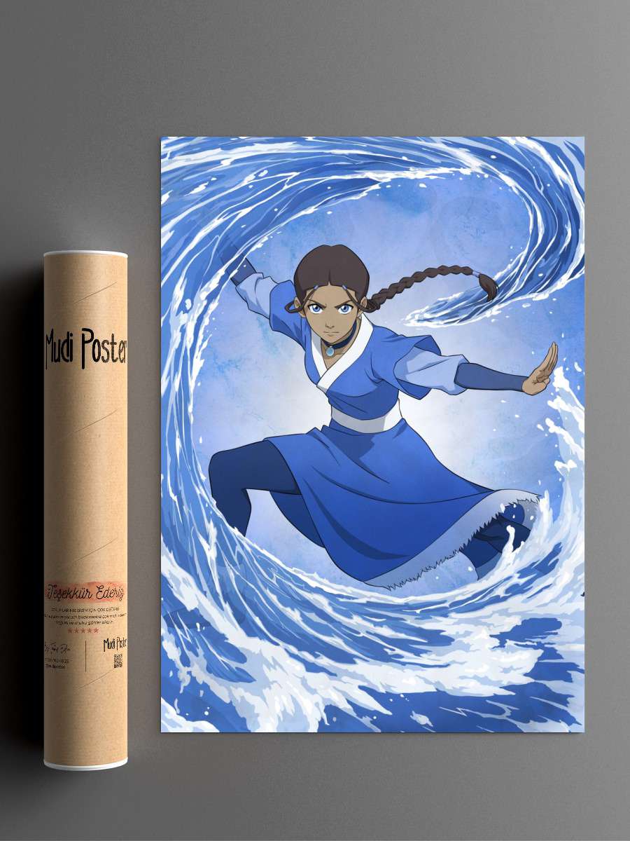 Katara Anime Poster Çerçevesiz Yüksek Kalite Anime Duvar Poster