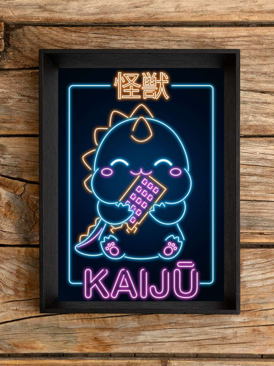 Kawaii Kaiju Anime Poster Çerçevesiz Yüksek Kalite Anime Duvar Poster