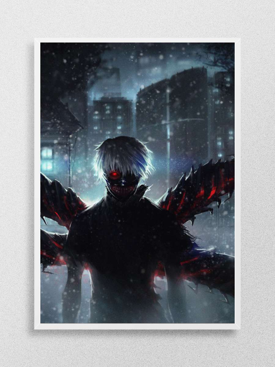 Ken Kaneki Anime Poster Çerçevesiz Yüksek Kalite Anime Duvar Poster