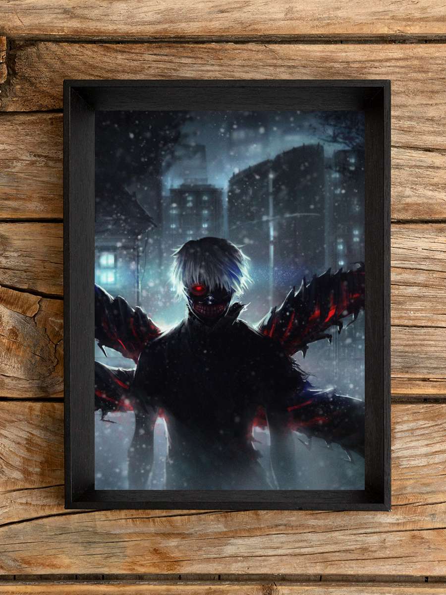 Ken Kaneki Anime Poster Çerçevesiz Yüksek Kalite Anime Duvar Poster