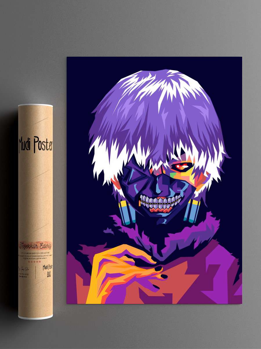 Ken Kaneki tokyo ghoul Anime Poster Çerçevesiz Yüksek Kalite Anime Duvar Poster