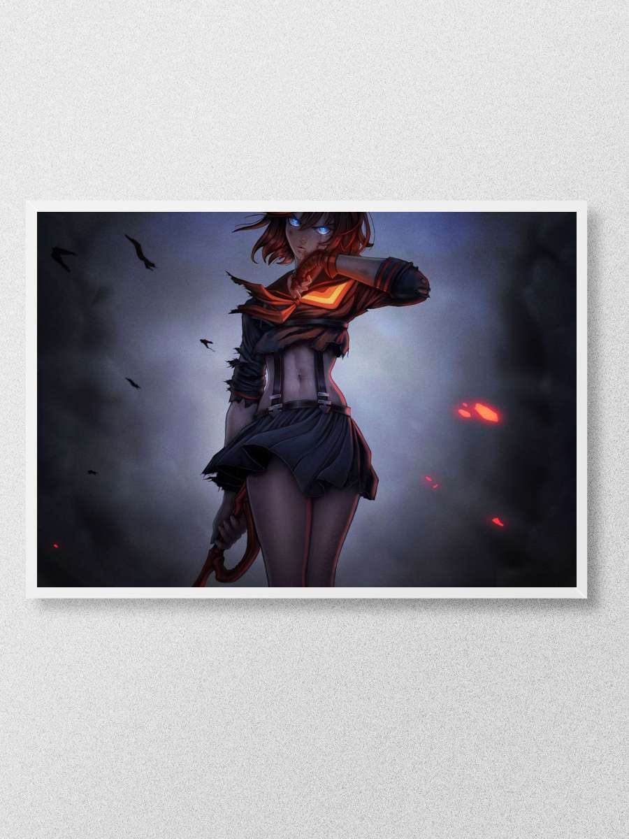 Kill La Kill Ryuko Matoi Anime Poster Çerçevesiz Yüksek Kalite Anime Duvar Poster