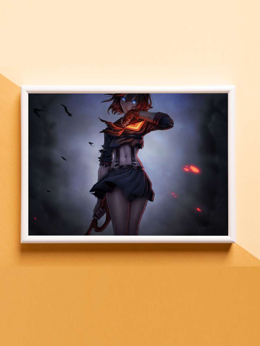 Kill La Kill Ryuko Matoi Anime Poster Çerçevesiz Yüksek Kalite Anime Duvar Poster