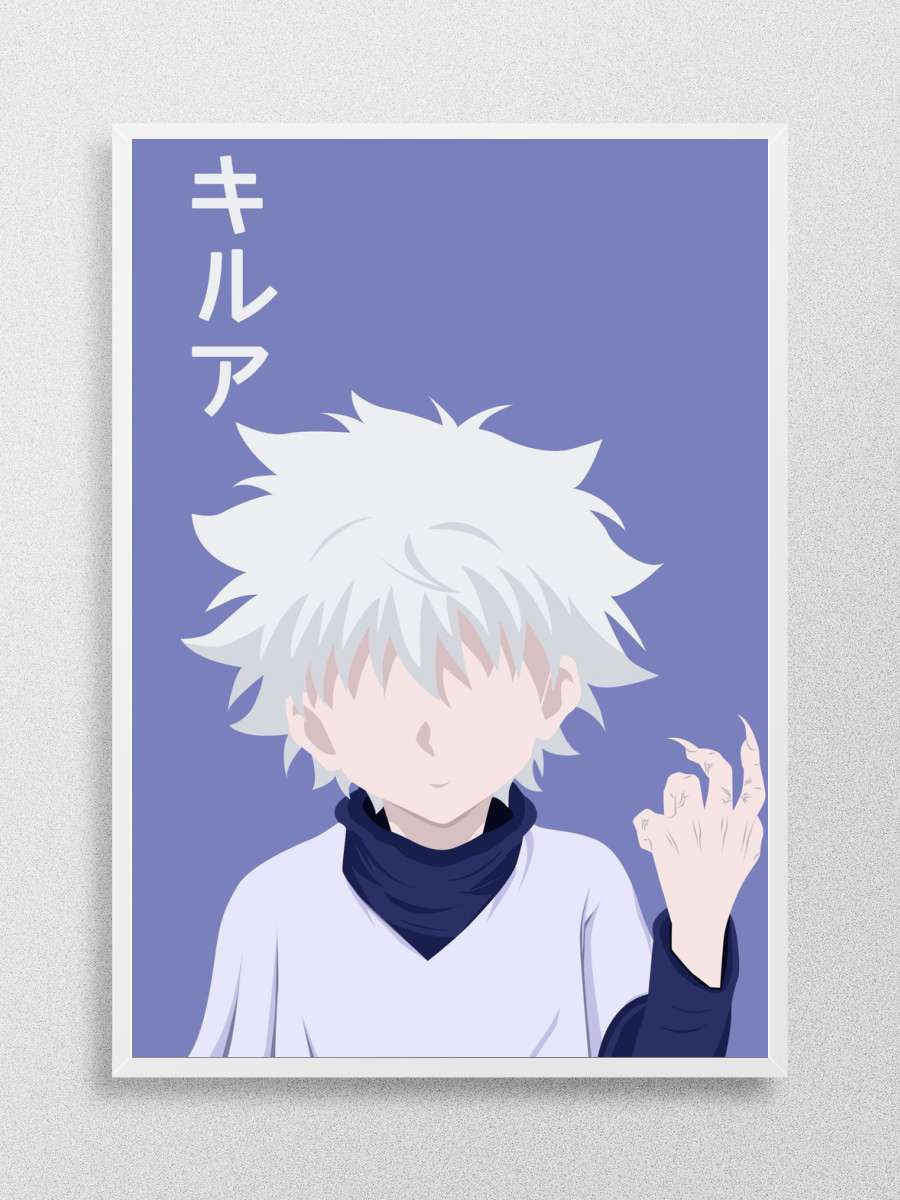 Killua Zoldyck Anime Poster Çerçevesiz Yüksek Kalite Anime Duvar Poster