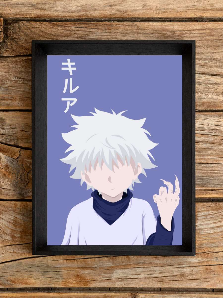 Killua Zoldyck Anime Poster Çerçevesiz Yüksek Kalite Anime Duvar Poster