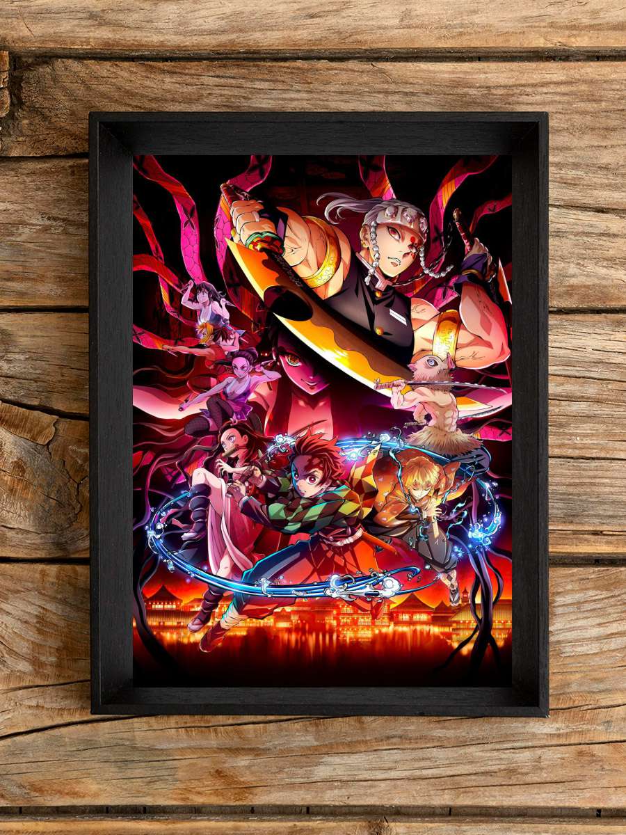 Kimetsu no Yaiba Anime Poster Çerçevesiz Yüksek Kalite Anime Duvar Poster
