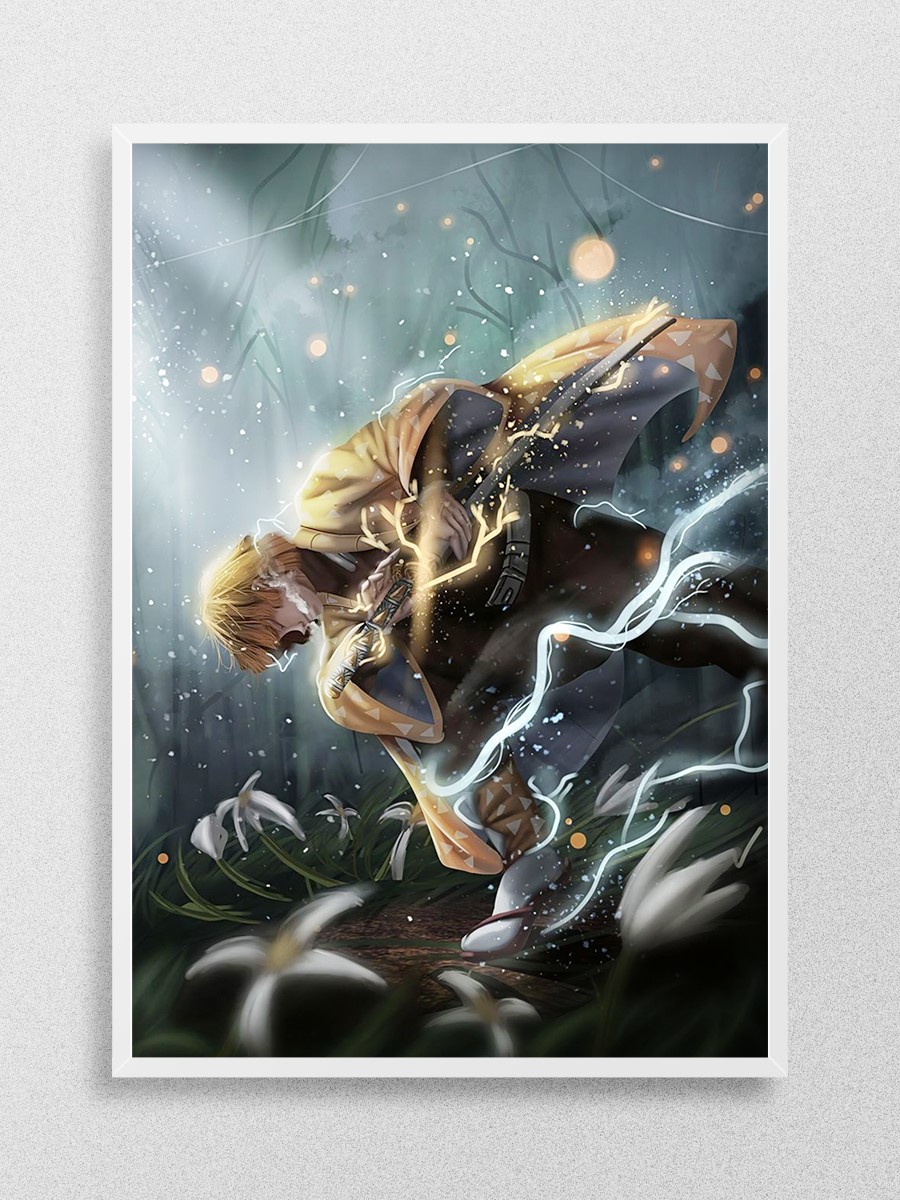 Kimetsu No Yaiba Anime Poster Çerçevesiz Yüksek Kalite Anime Duvar Poster