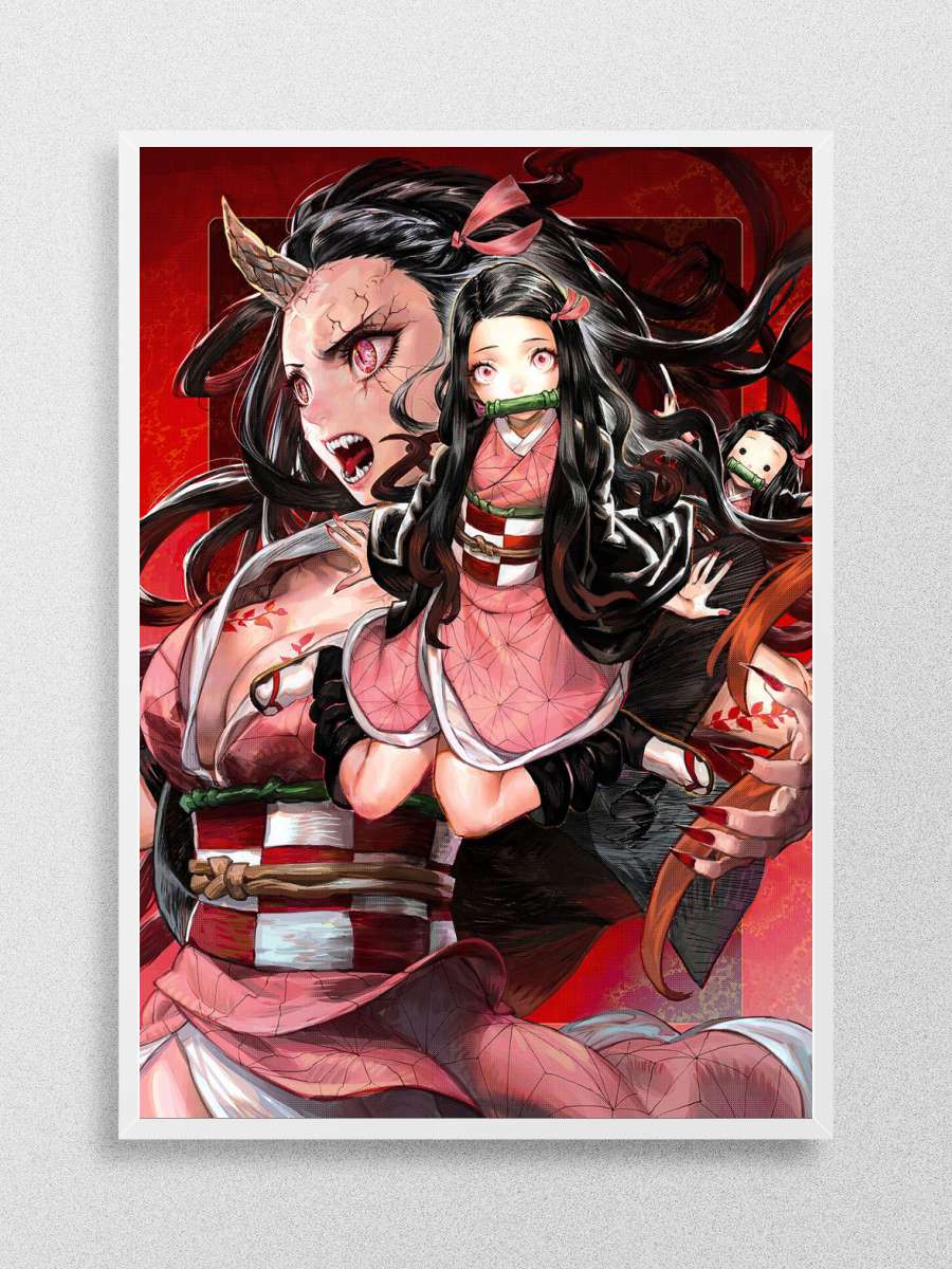 Kimetsu no Yaiba Anime Poster Çerçevesiz Yüksek Kalite Anime Duvar Poster