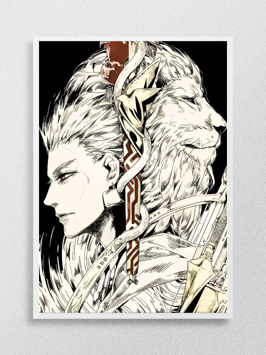 King of Heroes Anime Poster Çerçevesiz Yüksek Kalite Anime Duvar Poster
