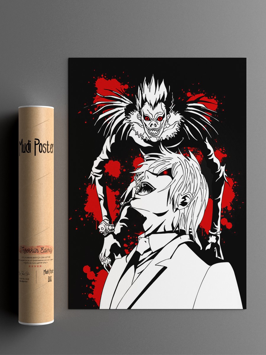 Kira Anime Poster Çerçevesiz Yüksek Kalite Anime Duvar Poster